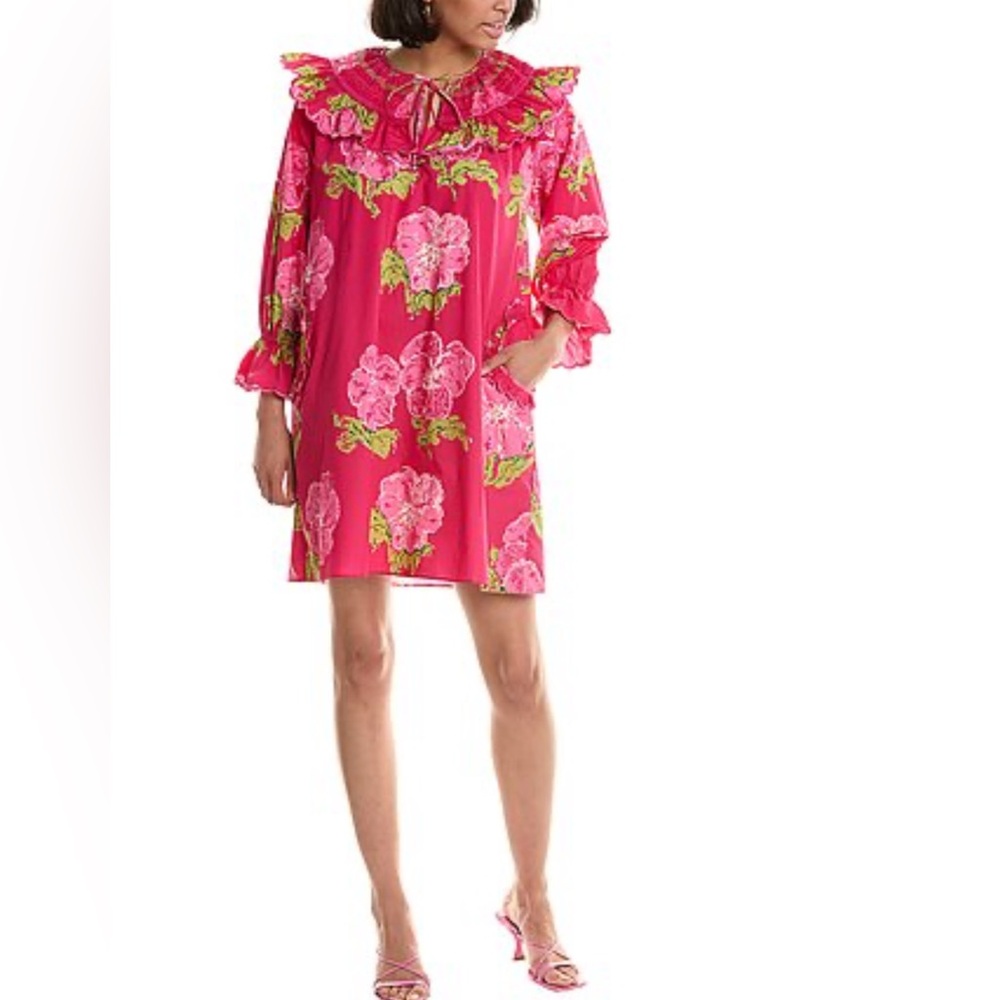 Flora Bea NYC Cheri Pink Floral Dress New